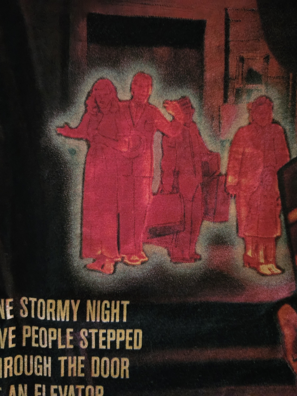 WDW Twilight Zone TOWER OF TERROR T-Shirt w/ Glow-in-Dark Detail - Picture 6 of 7